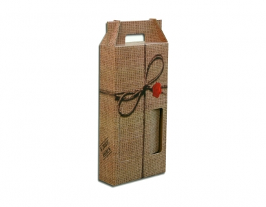 CAJA PARA 3 BOTELLAS RHIN 238x78x351 mm Saco