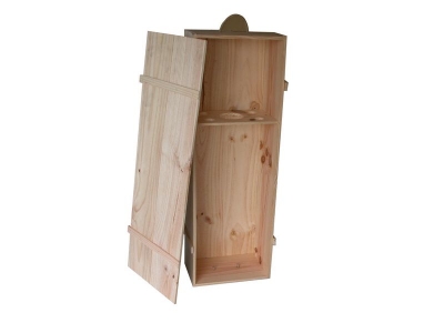 Caja de madera para JAMON con tapa clavada
