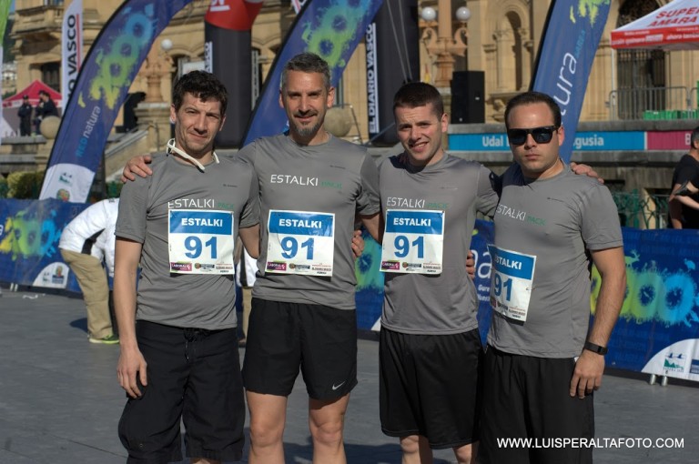 ESTALKI ha participado por 3ª vez en la carrera de empresas que se celebra en Donosti 